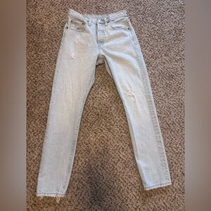 Levi’s 501 S Skinny 27x30 worn once. Bought from Tilly’s